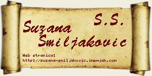 Suzana Smiljaković vizit kartica